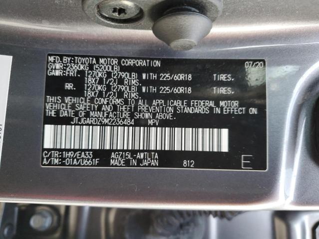 JTJGARDZ9M2236484 - 2021 LEXUS NX 300 BASE Boz foto 13