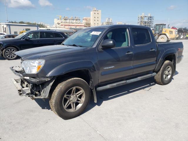 5TFJU4GN2EX059258 - 2014 TOYOTA TACOMA DOUBLE CAB PRERUNNER CHARCOAL photo 1