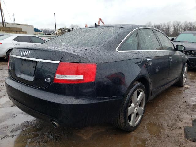 WAUDH74F18N057224 - 2008 AUDI A6 3.2 QUATTRO BLACK photo 3