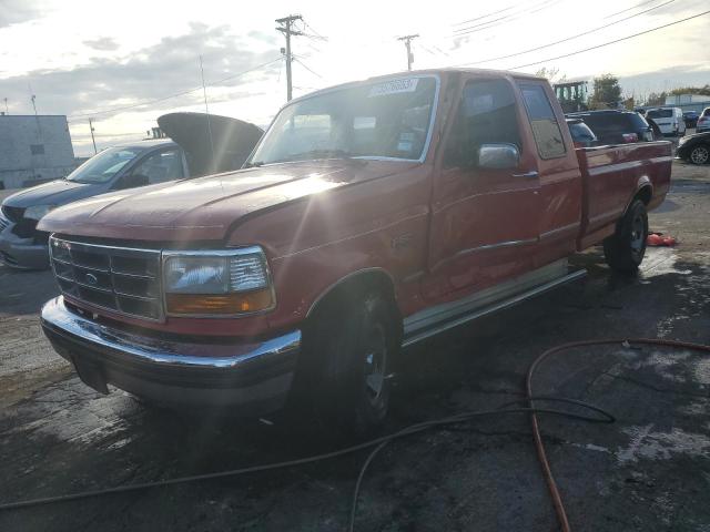 1FTEX15Y4NKA39658 - 1992 FORD F150 RED photo 1