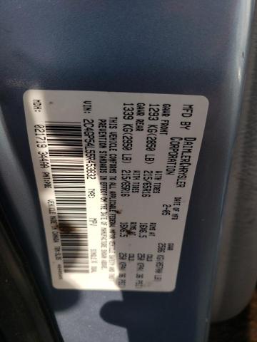 2C4GP54L55R453832 - 2005 CHRYSLER TOWN & COU TOURING ლურჯი ფოტო 14