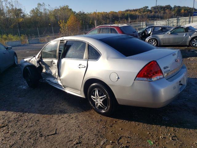 2G1WA5EK6A1112637 - 2010 CHEVROLET IMPALA LS SILVER photo 2