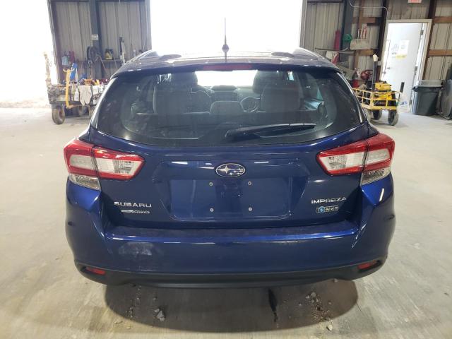 4S3GTAA63J1735243 - 2018 SUBARU IMPREZA BLUE photo 6