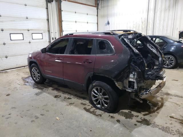 1C4PJMLB5KD487031 - 2019 JEEP CHEROKEE LATITUDE PLUS BURGUNDY photo 2