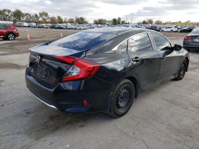 2HGFC2F63LH599258 - 2020 HONDA CIVIC LX BLACK photo 3