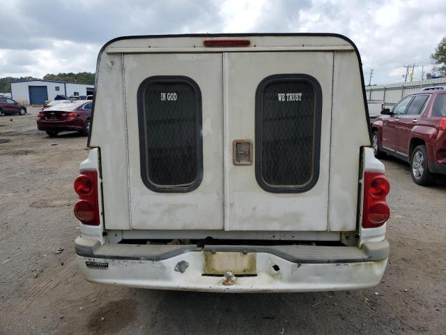 1D7HE42K87S149111 - 2007 DODGE DAKOTA SLT WHITE photo 6