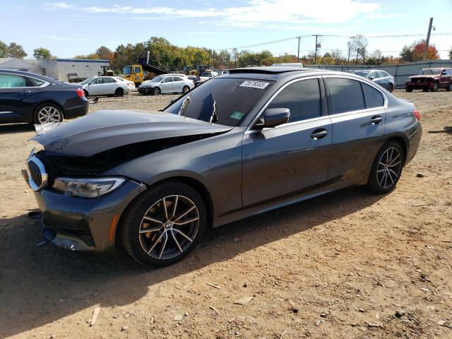 3MW5R7J03L8B13936 - 2020 BMW 330XI GRAY photo 1