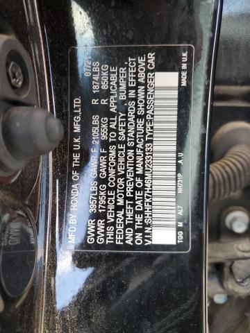 SHHFK7H46MU233133 - 2021 HONDA CIVIC SPORT 黑色 照片 13