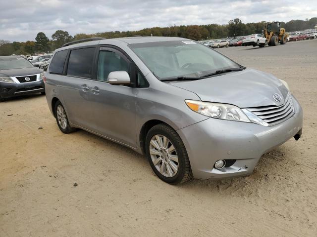 5TDDK3DC7ES080936 - 2014 TOYOTA SIENNA XLE GRAY photo 4