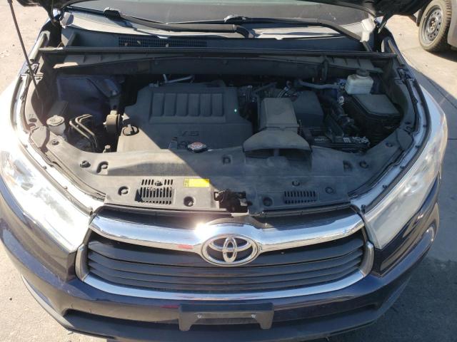 5TDJKRFH3FS207620 - 2015 TOYOTA HIGHLANDER XLE Mavi foto 12