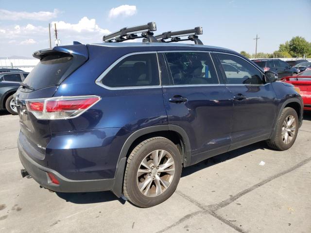 5TDJKRFH3FS207620 - 2015 TOYOTA HIGHLANDER XLE Mavi foto 3