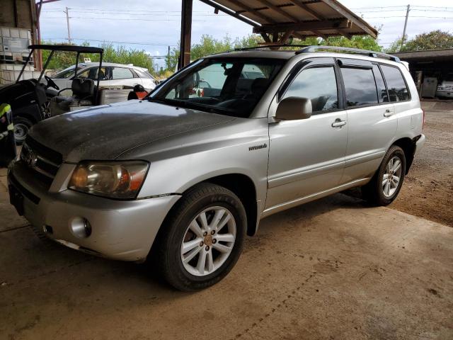 JTEEW21A170041458 - 2007 TOYOTA HIGHLANDER HYBRID SILVER photo 1