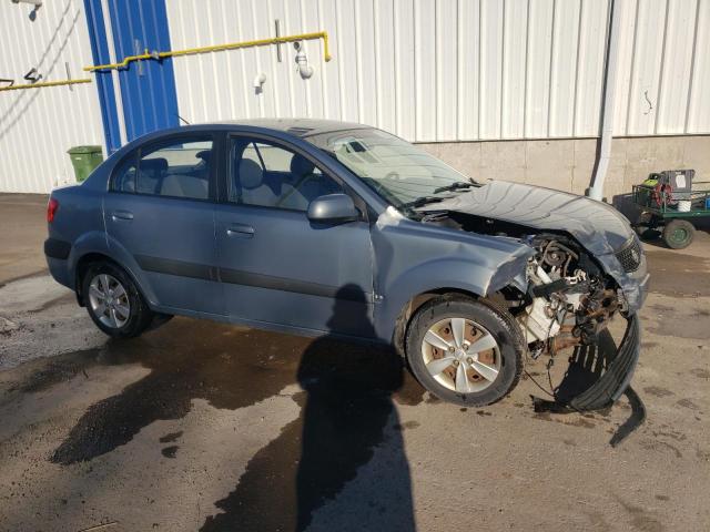 KNADE223X96570875 - 2009 KIA RIO BASE GRAY photo 4