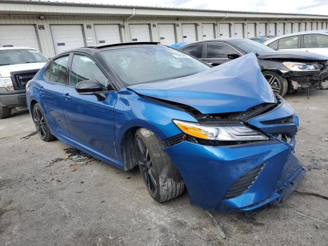 4T1K61AK9LU385466 - 2020 TOYOTA CAMRY XSE BLUE photo 4