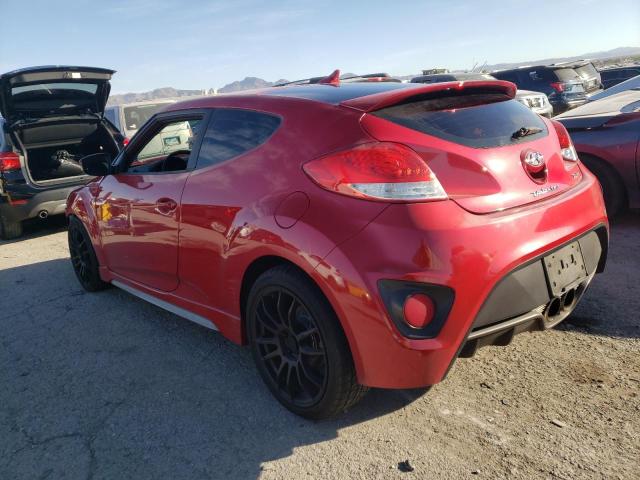 KMHTC6AE2DU160747 - 2013 HYUNDAI VELOSTER TURBO RED photo 2