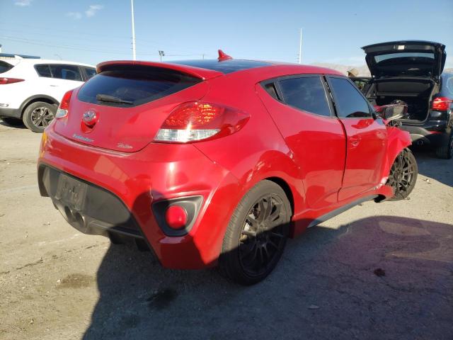 KMHTC6AE2DU160747 - 2013 HYUNDAI VELOSTER TURBO RED photo 3