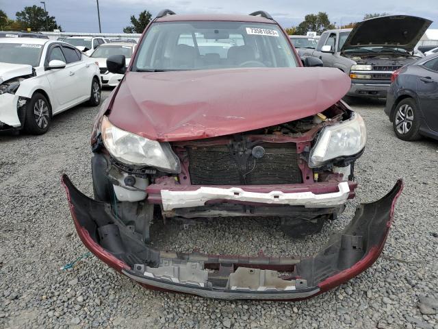 JF2SH6BC2AH770846 - 2010 SUBARU FORESTER XS MAROON photo 5