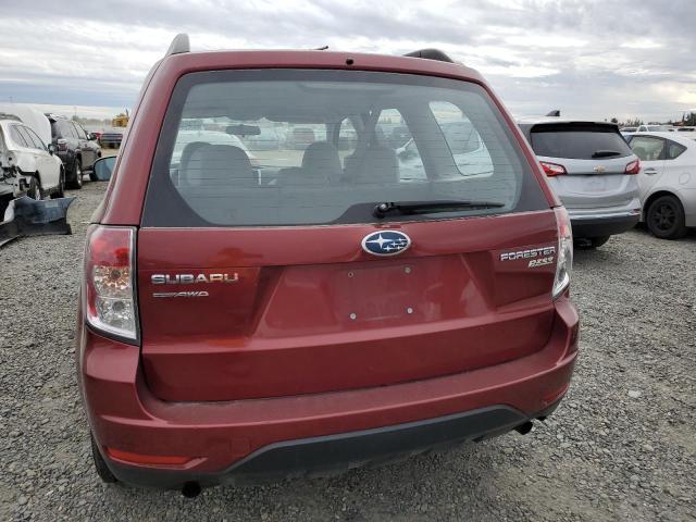 JF2SH6BC2AH770846 - 2010 SUBARU FORESTER XS MAROON photo 6