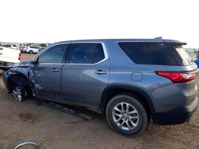 1GNERFKW9LJ298425 - 2020 CHEVROLET TRAVERSE LS GRAY photo 2