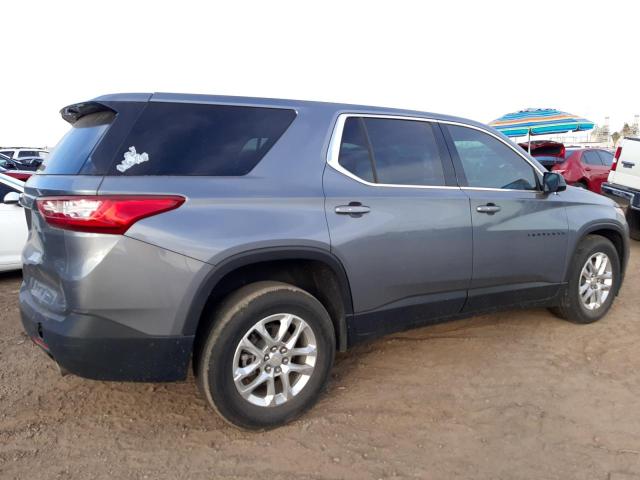 1GNERFKW9LJ298425 - 2020 CHEVROLET TRAVERSE LS GRAY photo 3