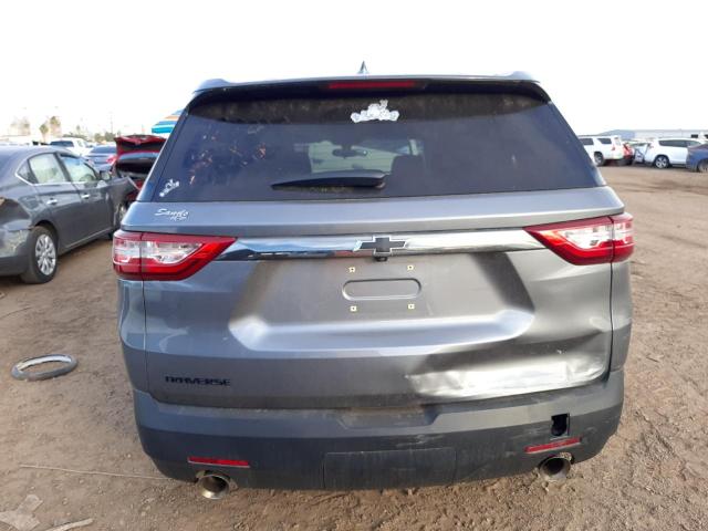 1GNERFKW9LJ298425 - 2020 CHEVROLET TRAVERSE LS GRAY photo 6