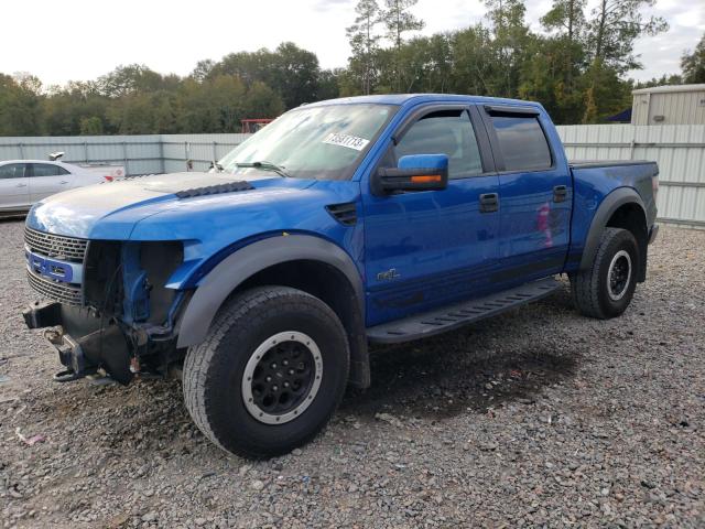 1FTFW1R60DFB94697 - 2013 FORD F150 SVT RAPTOR BLUE photo 1