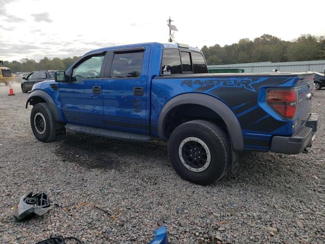 1FTFW1R60DFB94697 - 2013 FORD F150 SVT RAPTOR BLUE photo 2