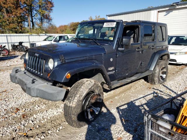 1J4GA59197L213147 - 2007 JEEP WRANGLER SAHARA BLUE photo 1