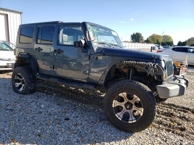 1J4GA59197L213147 - 2007 JEEP WRANGLER SAHARA BLUE photo 4