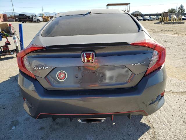 2HGFC2F8XKH530552 - 2019 HONDA CIVIC SPORT ნაცრისფერი ფოტო 6