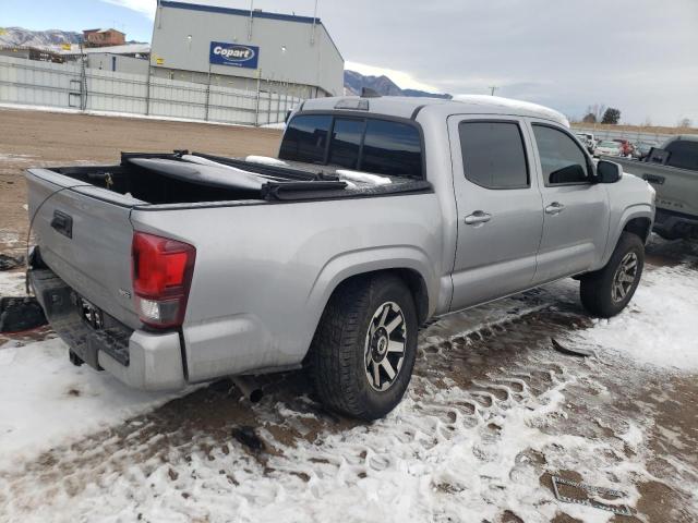 3TMCZ5AN8LM307704 - 2020 TOYOTA TACOMA DOUBLE CAB SILVER photo 3