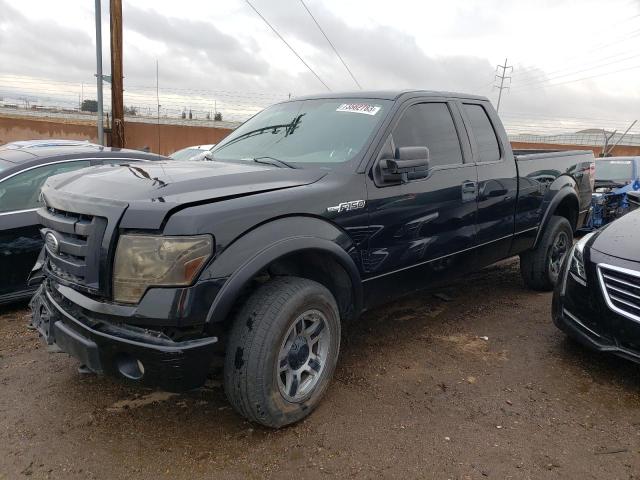 1FTEX1EW3AFB09135 - 2010 FORD F150 SUPER CAB BLACK photo 1