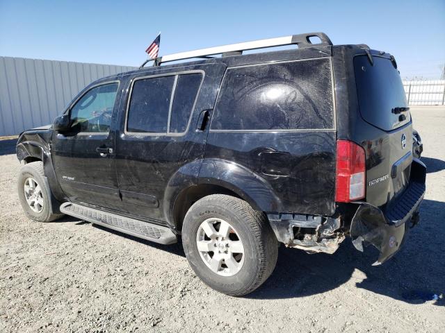 5N1AR18U85C725449 - 2005 NISSAN PATHFINDER LE BLACK photo 2