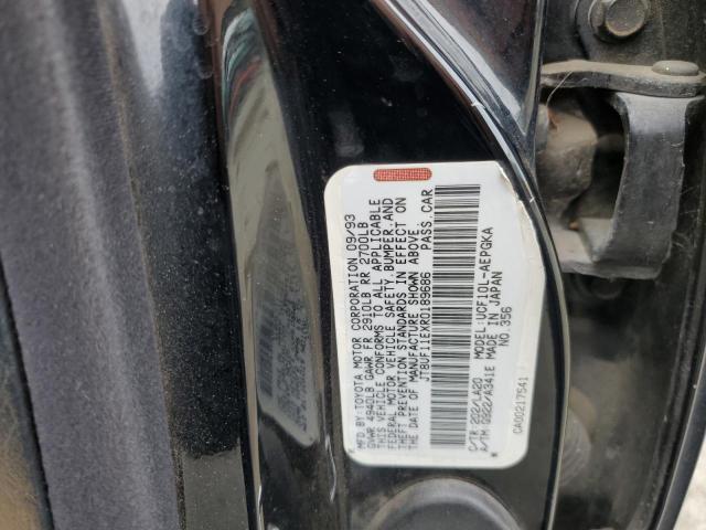 JT8UF11EXR0189686 - 1994 LEXUS LS 400 BLACK photo 12