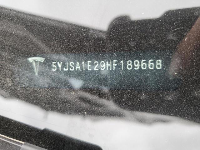 5YJSA1E29HF189668 - 2017 TESLA MODEL S Qara foto 12