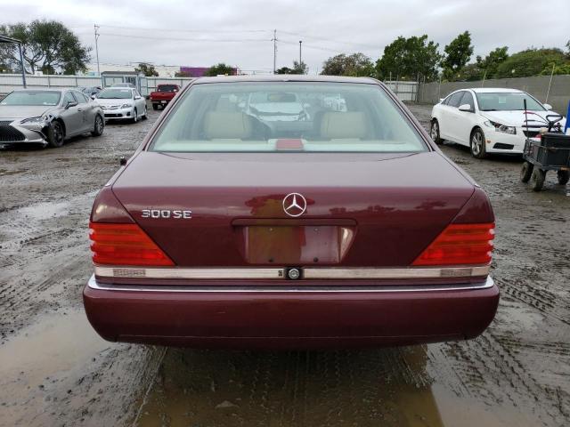 WDBGA32E5PA095048 - 1993 MERCEDES-BENZ 300 SE BURGUNDY photo 6