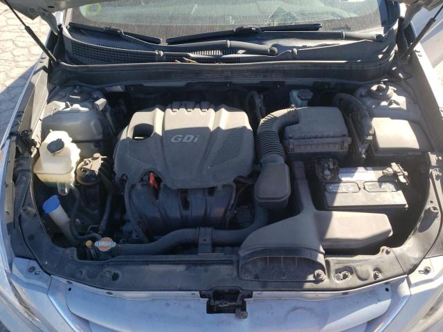 5NPEB4AC4CH411649 - 2012 HYUNDAI SONATA GLS SILVER photo 11