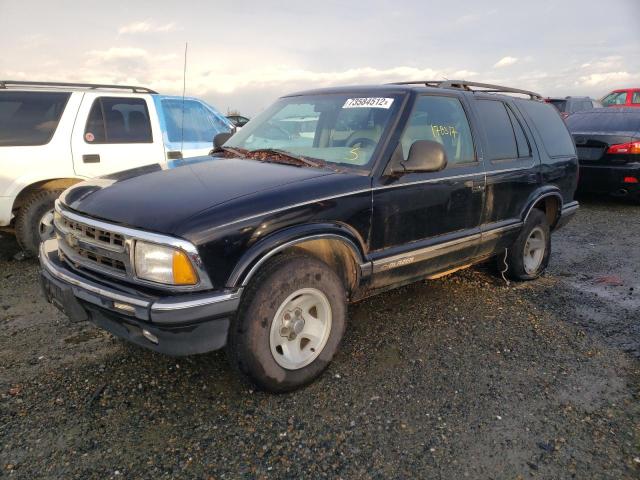 1GNCS13W5T2150246 - 1996 CHEVROLET BLAZER BLACK photo 1