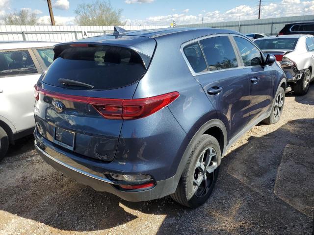 KNDPM3AC9N7002163 - 2022 KIA SPORTAGE LX BLUE photo 4