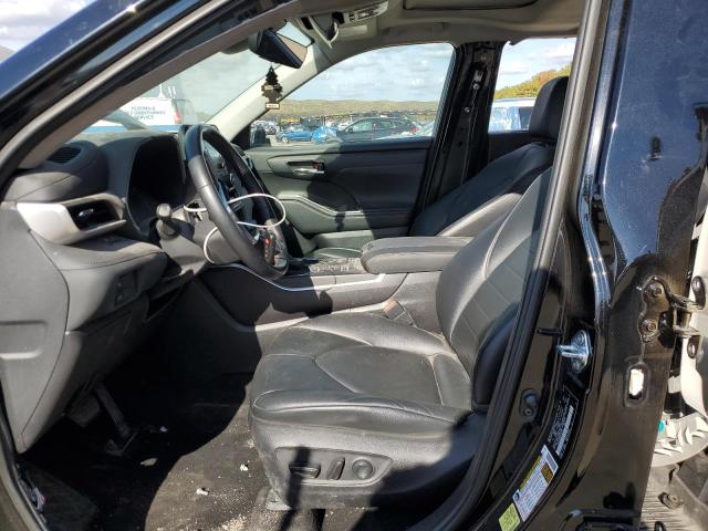 5TDHZRBH4MS122475 - 2021 TOYOTA HIGHLANDER XLE BLACK photo 7