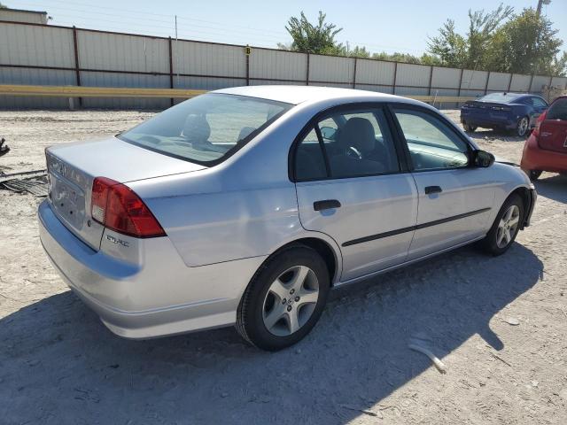 1HGES16315L028579 - 2005 HONDA CIVIC DX VP ვერცხლისფერი ფოტო 3