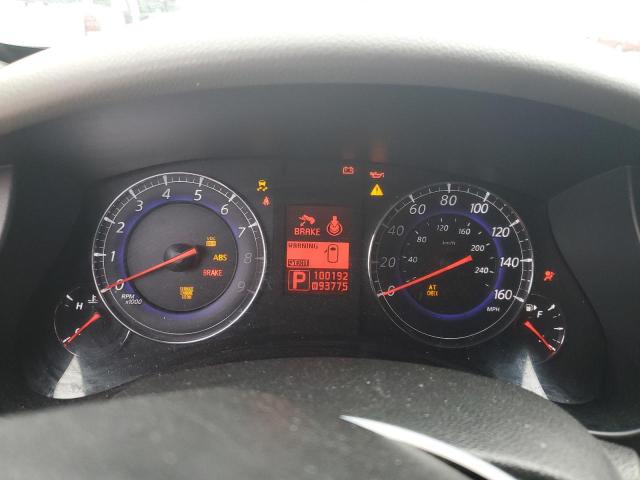 JNKAJ09E58M302113 - 2008 INFINITI EX35 BASE შავი ფოტო 9