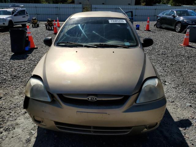 KNADC125946331067 - 2004 KIA RIO GOLD photo 5