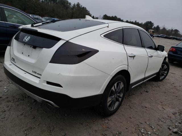 5J6TF2H5XFL000774 - 2015 HONDA CROSSTOUR EXL WHITE photo 3