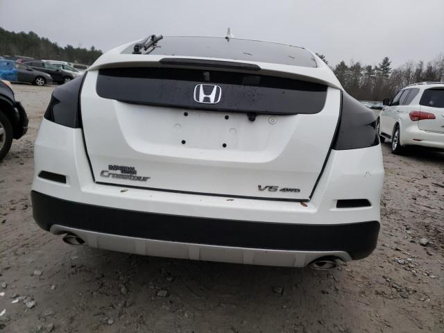 5J6TF2H5XFL000774 - 2015 HONDA CROSSTOUR EXL WHITE photo 6