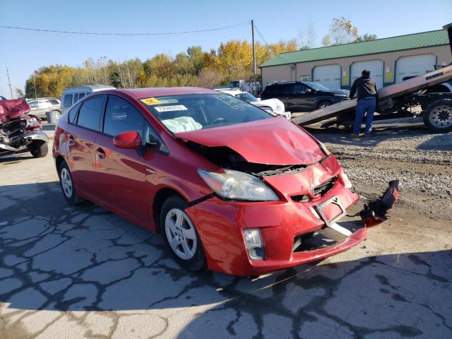 JTDKN3DU1B0295136 - 2011 TOYOTA PRIUS RED photo 4