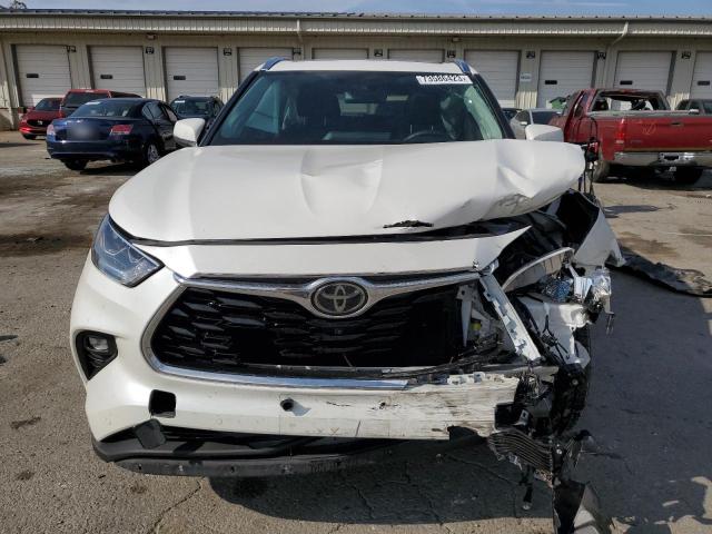 5TDFZRBH9MS064807 - 2021 TOYOTA HIGHLANDER PLATINUM WHITE photo 5