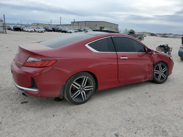 1HGCT2B07GA004050 - 2016 HONDA ACCORD TOURING RED photo 3