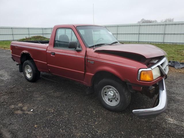 1FTCR10A6VPB10521 - 1997 FORD RANGER RED photo 4