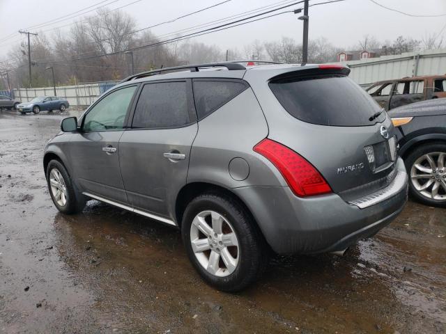 JN8AZ08W97W609456 - 2007 NISSAN MURANO SL SILVER photo 2